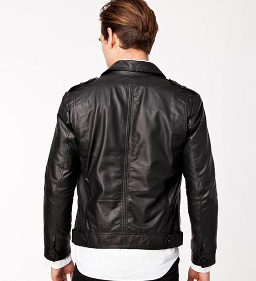 Black Leather Jacket - Imagen 3